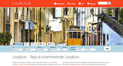 Desktop Screenshot of lissabon.dk