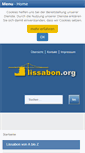 Mobile Screenshot of lissabon.org